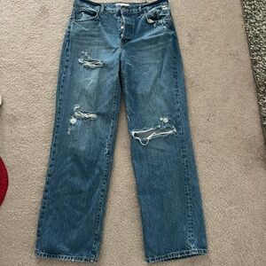 Zara Loose Low rise jeans